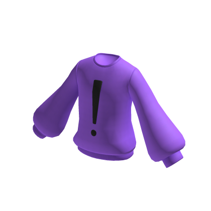 Purple "!" Hoodie