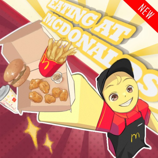 Eating in McDonalds ASMR MUKBANG icon