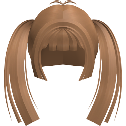 ♡ Kawaii long pigtails in Chestnut Brown