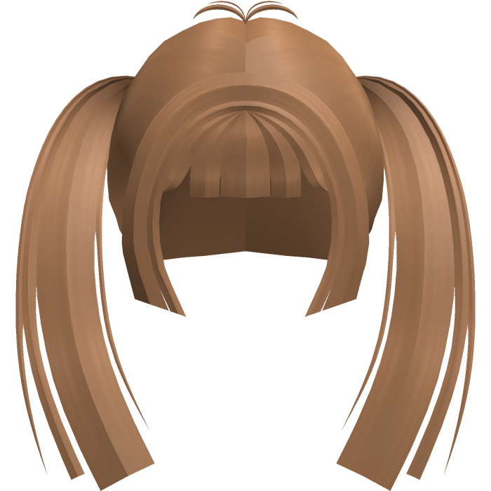 ♡ Kawaii long pigtails in Chestnut Brown