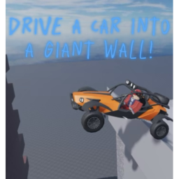Drive a car into a giant wall!