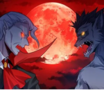 wolf and vampire