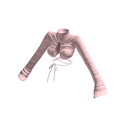 ♥y2k Strap high neck crop top PINK♥ | Roblox Item - Rolimon's