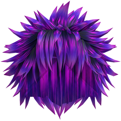 Purple Spiky Vkei Anime Hair 22 Roblox item