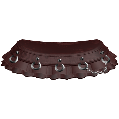 emo gothic ruffled chain mini skirt in maroon red