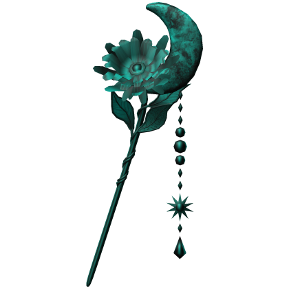 Flower & Moon Magical Staff In Korblox 