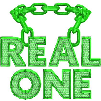 Real One Green Chain Roblox item