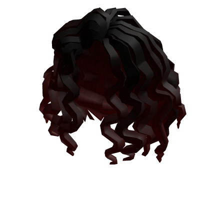 Dark Curly Shoulder-Length Hair Roblox item
