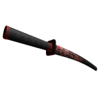 Red & Black Waist Katana