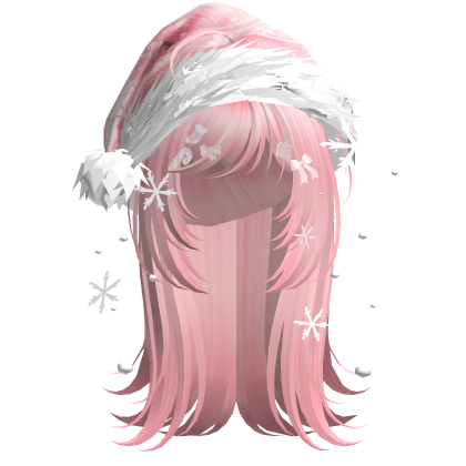Cute Christmas Straight Hair (Pink)