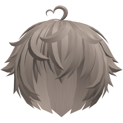 ♡ cute kawaii messy heart boy hair 🐹 milktea