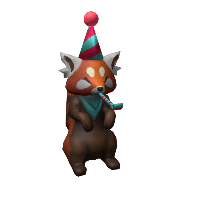 Classic Red Panda Party Pet