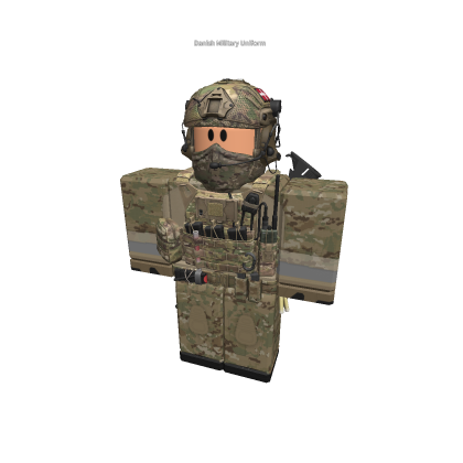 🕹 Danish Military Uniform Part Detailed Pack Prop