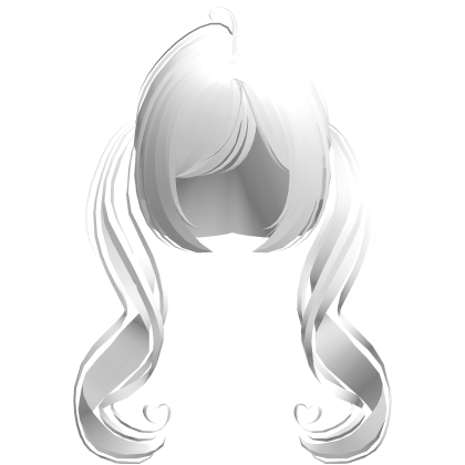 ♡ cute dolly princess heart curls in white