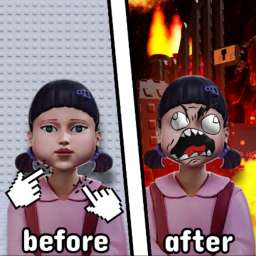 Don't Press Squid Game Doll!  😡