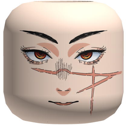 😈Yoru (Mitaka Asa) Face [Chainsaw Man] Roblox item