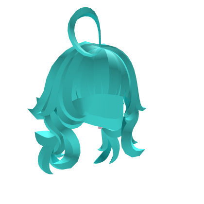 Cherry's Blocky Cyan/Blue Pigtails Roblox item