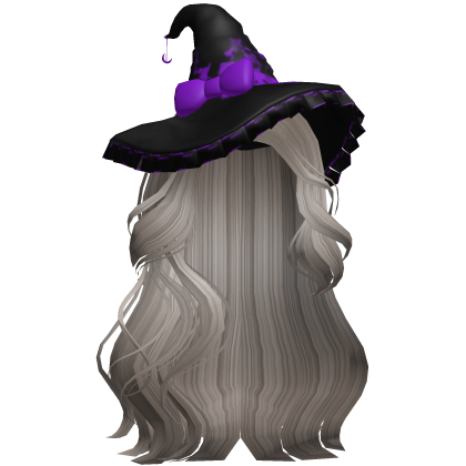 Halloween Side Swept Witch Hair (Ash Blonde)