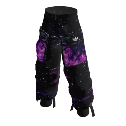 adidas Purple Galaxy Trousers - Roblox