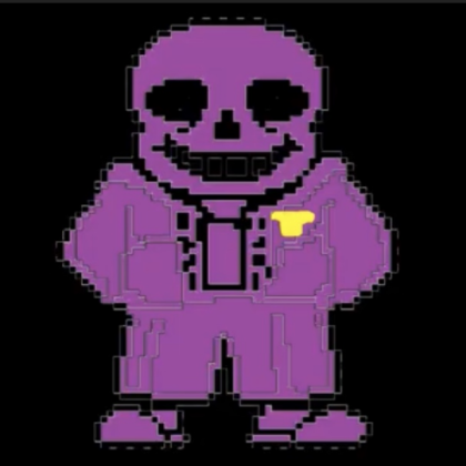 Purple Guy Sans Roblox decal