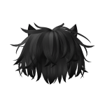 Fluffy Black Trxsted Hair