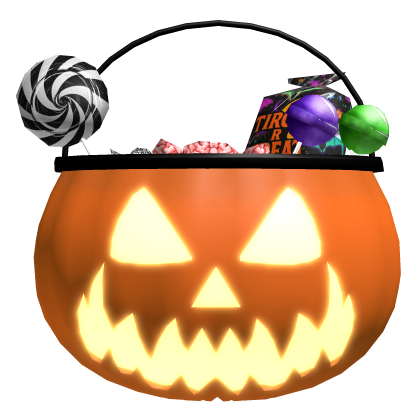 Emissive Scene Emo Halloween Candy Basket 