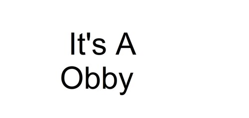 Obby for all people who are new