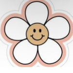 Flower smiley face