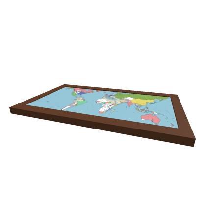 Map of the world in 1836