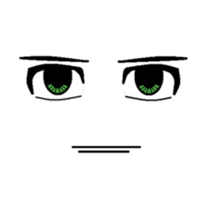 Anime Face,Green eyes