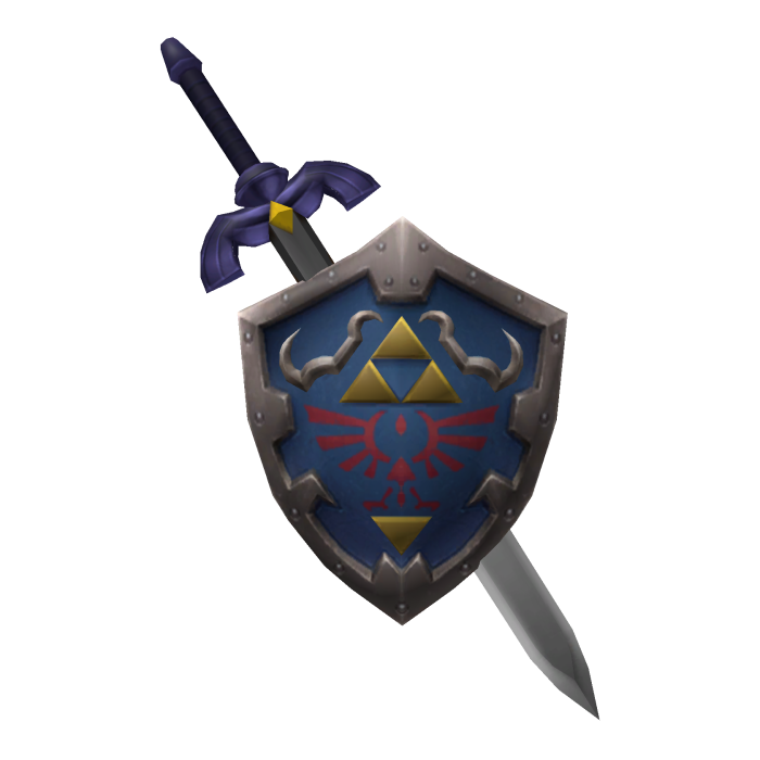 Hylian Shield & Master Sword - Zelda ⭐