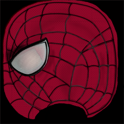 The Amazing Spider-Man Mask (Shaded) Roblox decal