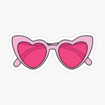 Pink glasses girls
