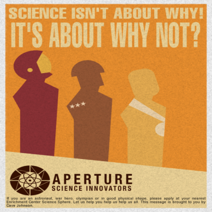 Aperture Science Poster Roblox decal