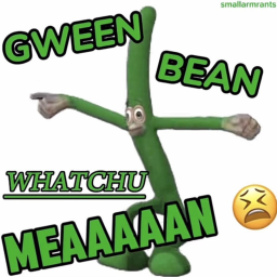 cart ride into GWEEN BEAN WATCHU MEAAAAAN 😫