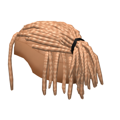 Blonde Tied Braids Hairstyle Roblox item