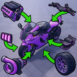 Unbox a Motorbike icon