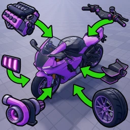 Unbox a Motorbike icon