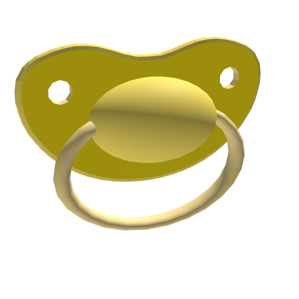 Yellow Pacifier Roblox catalog item