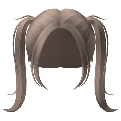 Y2K Aesthetic Pigtails Ash Blonde Roblox item