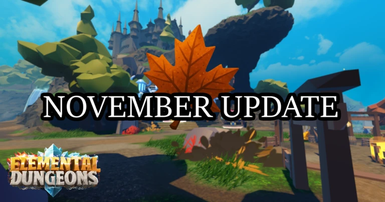 NOVEMBER UPDATE! 🍂
