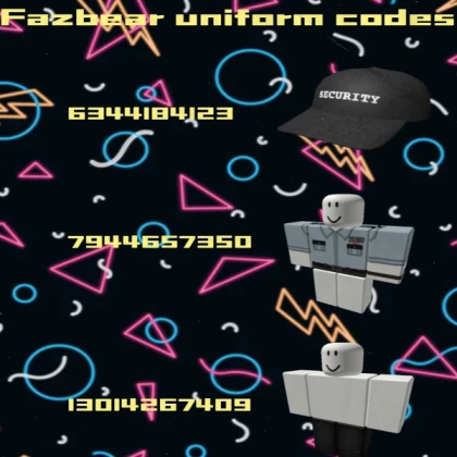 FNAF uniform poster