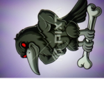 Dark crow and friends