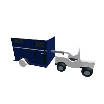 Car  with horse trailer {working}