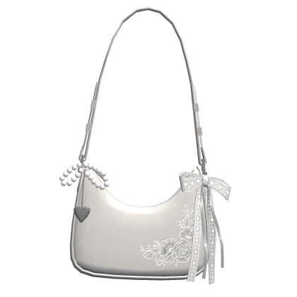 Cute Charm Shoulder Bag (white)