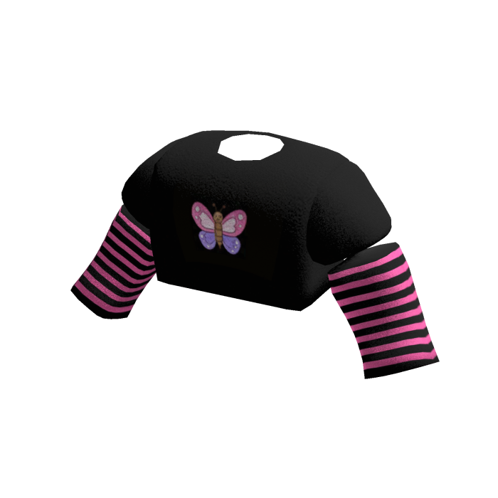 Butterfly crop top