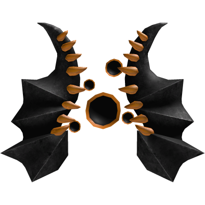 (Orange) Spiked Demon Horns