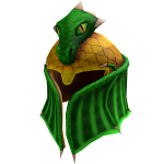Golden Helmet of the Green Dragon Guardian