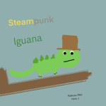 SteamPunk Iguana
