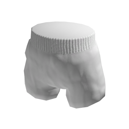 Short Oversized Baggies (White) thumbnail